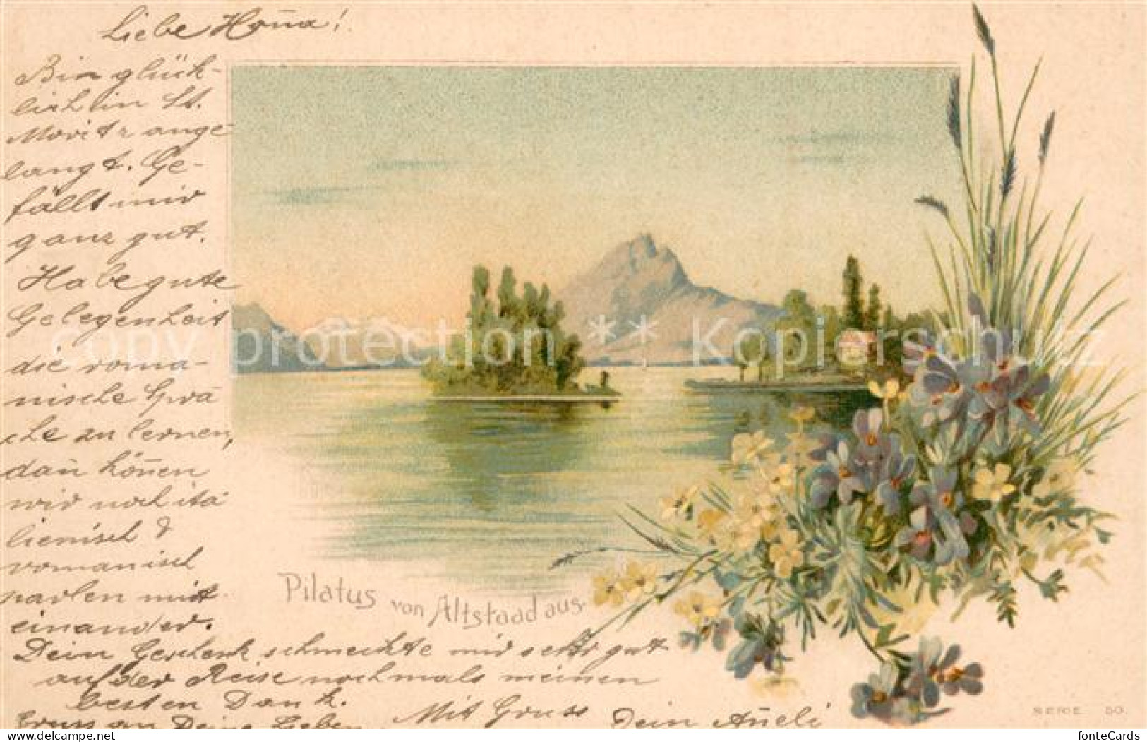 13710923 Pilatus Kulm OW Blick Von Altstaad  - Other & Unclassified