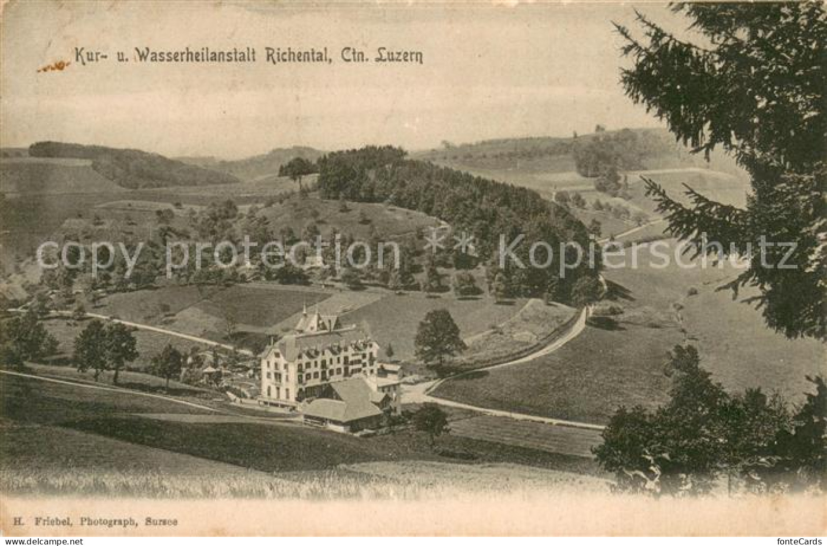 13710922 Luzern  LU Kur Und Wasserheilanstalt Richental  - Sonstige & Ohne Zuordnung