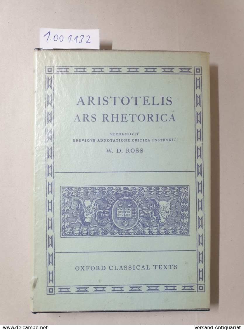 Ars Rhetorica : - Autres & Non Classés