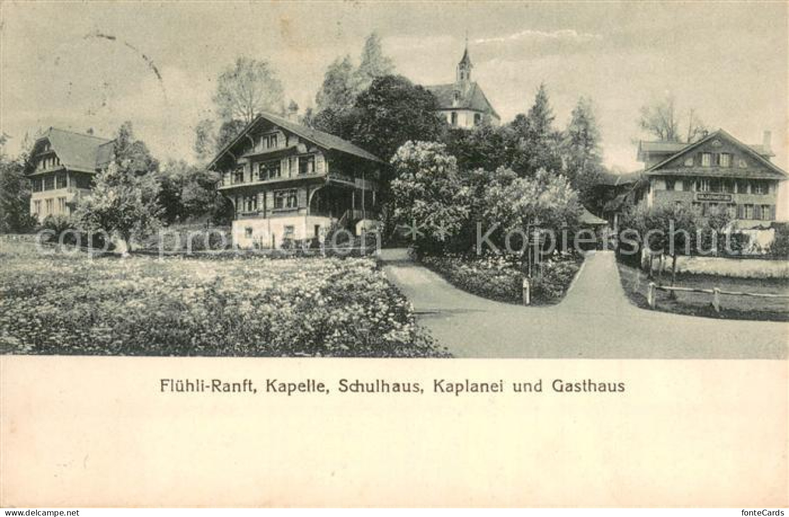 13710911 Fluehli Ranft Kapelle Schulhaus Kaplanei Und Gasthaus Fluehli Ranft - Autres & Non Classés