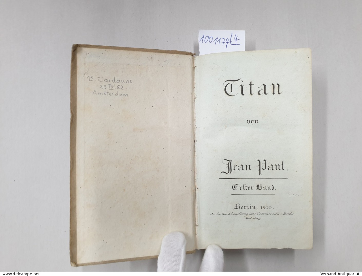 Titan : Erster Bis Vierter Band : 4 Bände : - Andere & Zonder Classificatie