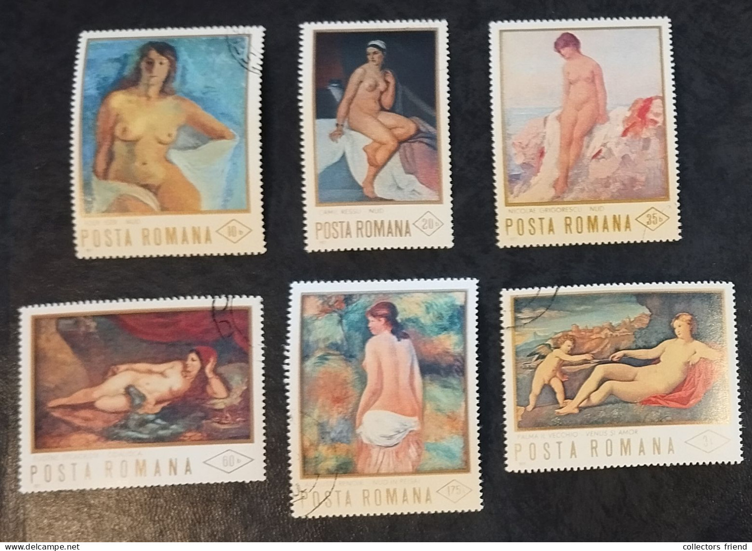 Romania Romana Rumänien - 1971 - NUDES - Mi 2946/51 - Used - Gebraucht