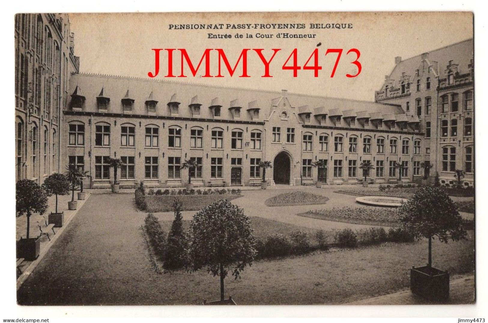 TOURNAI En 1908 - PENSIONNAT PASSY-FROYENNES - Entrée De La Cour D'Honneur ( Hainaut ) - Doornik