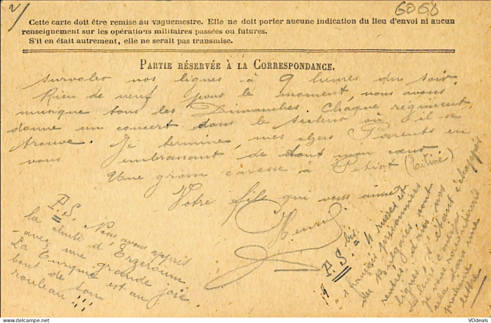 France - Poste Militaire - Correspondance Des Armées De La République - Briefe U. Dokumente
