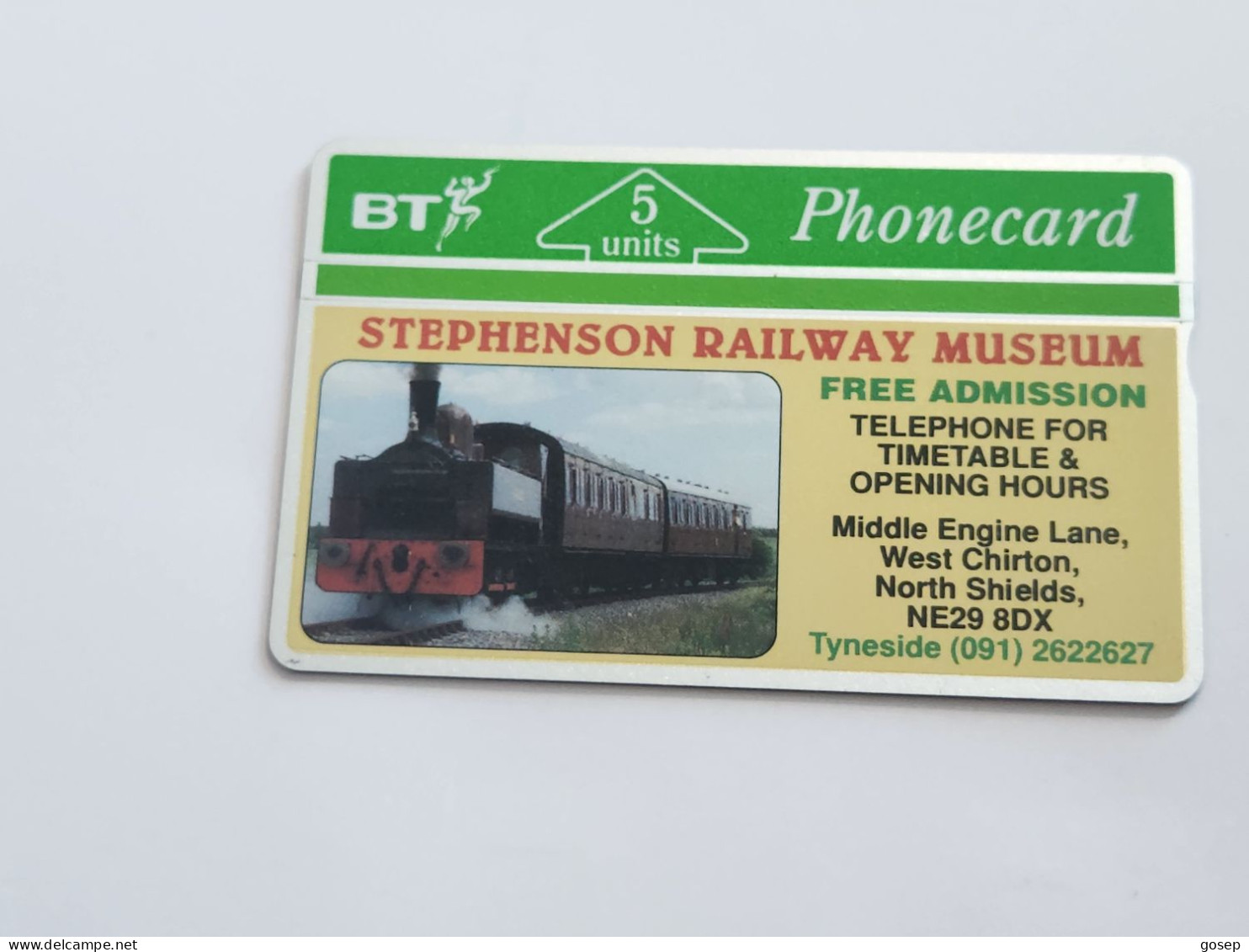 United Kingdom-(BTG-047)-Stephenson Railwal Museum-(71)(5units)(243C79158)(tirage-1.000)(price Cataloge-25.00£mint) - BT Emissioni Generali