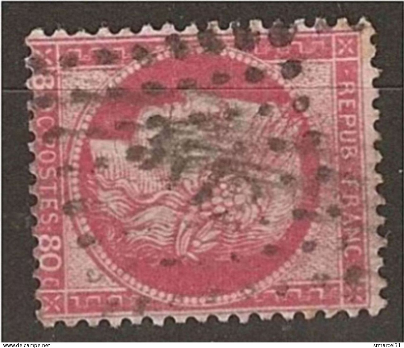 TRARE  OBLI PCGC 3412 "SILLE-LE-GUILLAUME"  85€ Sur N°57d Fd Ligné Valeur 120€ - 1871-1875 Ceres