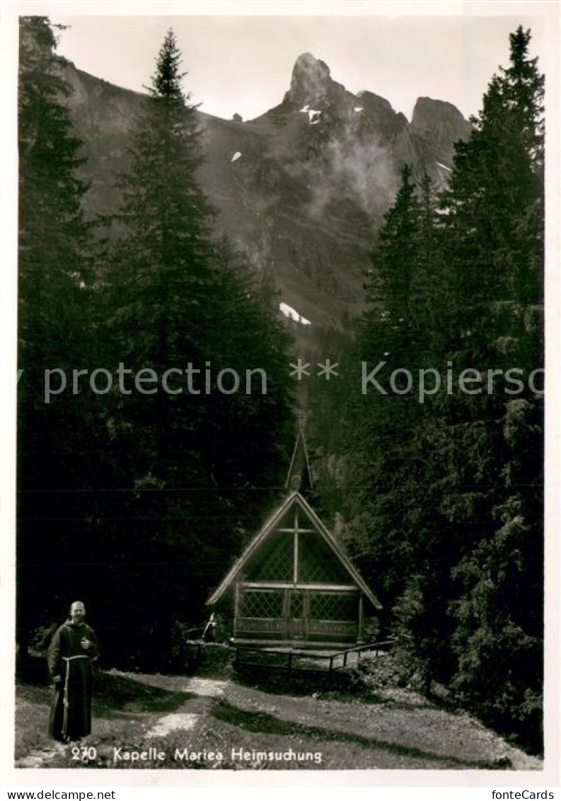 13710180 Plattenboedeli Bruelisau IR Kapelle Mariea Heimsuchung Alpen  - Sonstige & Ohne Zuordnung