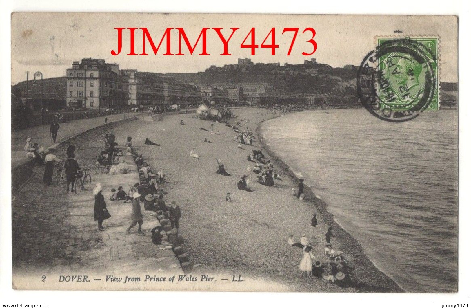 DOVER En 1914 - View From Prince Of Wales Pier ( Plage Bien Animée ) ( Kent England ) - N° 2 - L L - Dover