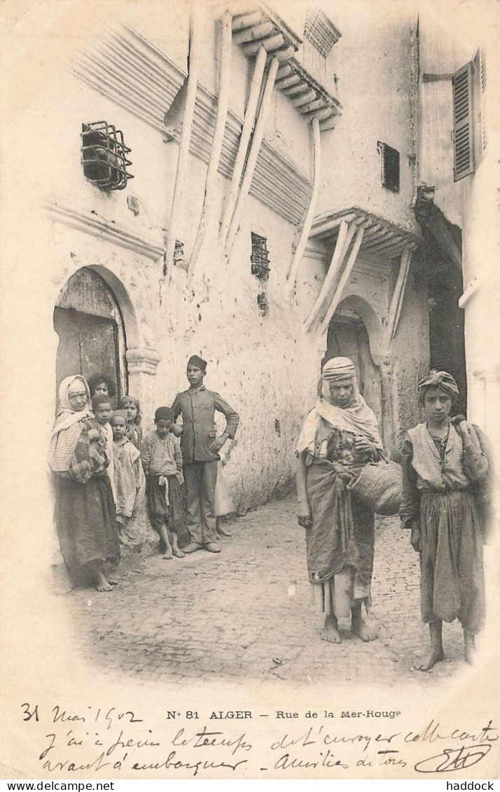 ALGER : RUE DE LA MER ROUGE - Algerien