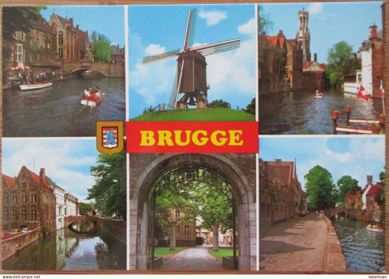 BELGIUM BELGIQUE BRUGGE LACE CENTER CANAL BRIDGE POSTCARD CARTE POSTALE ANSICHTSKARTE CARTOLINA POSTKARTE CARD KARTE - Antwerpen