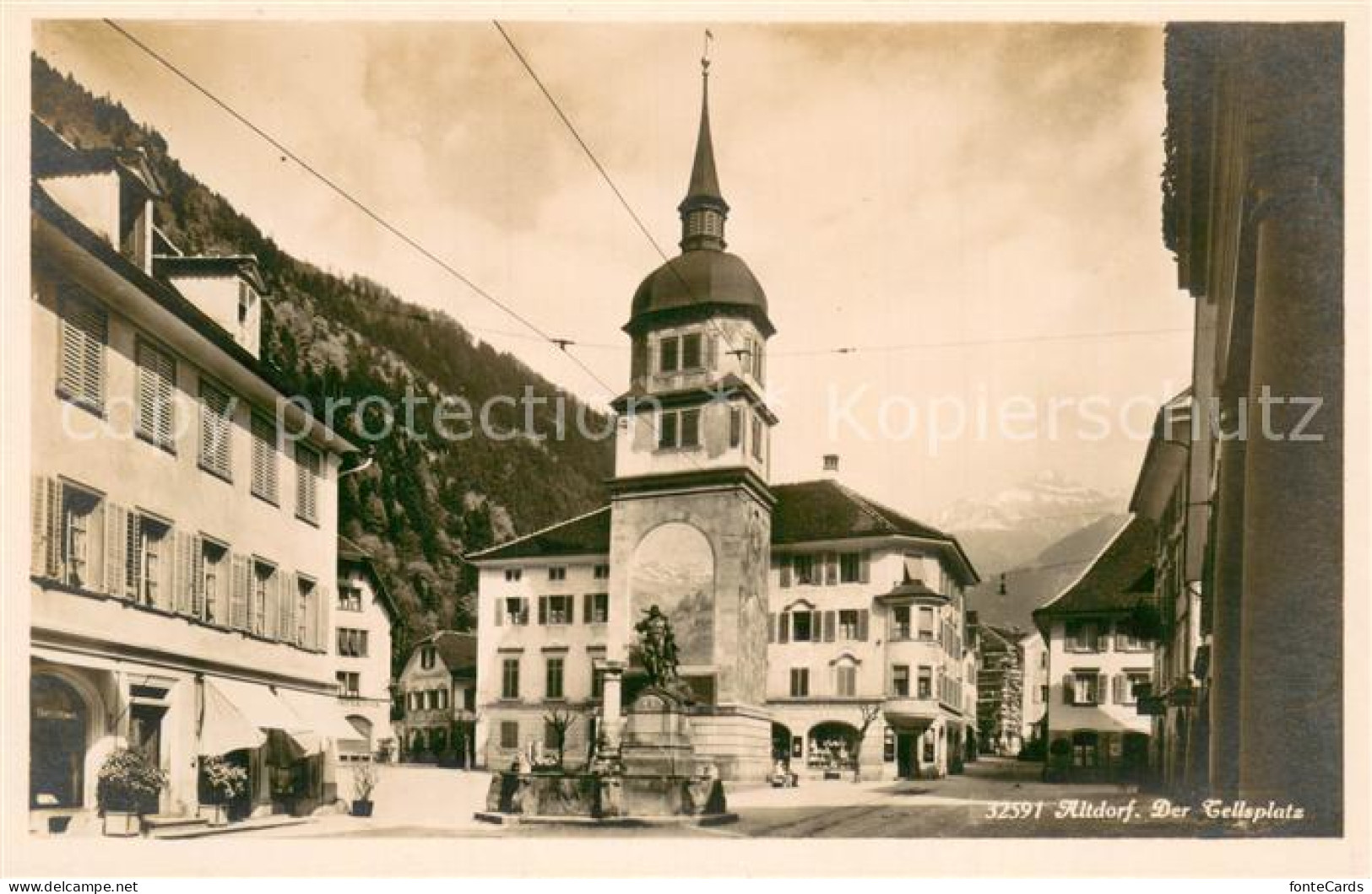 13710153 Altdorf UR Tellsplatz Telldenkmal Altdorf UR - Autres & Non Classés