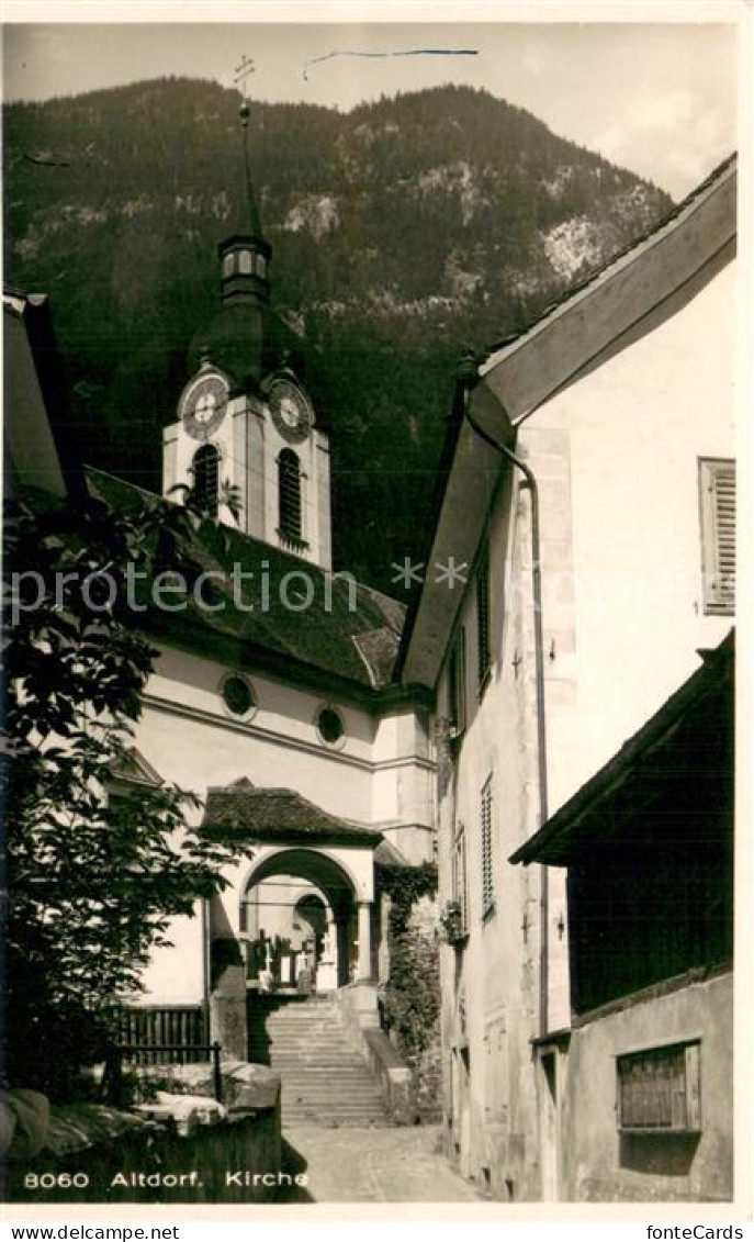 13710143 Altdorf UR Blick Zur Kirche Altdorf UR - Other & Unclassified