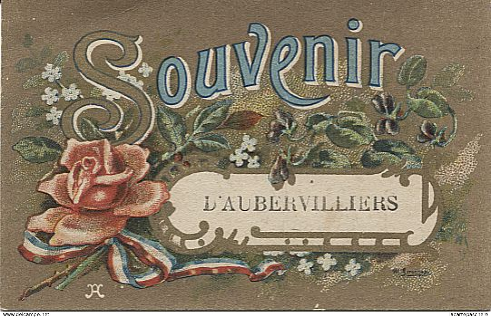 X121544 SEINE SAINT DENIS AUBERVILLIERS SOUVENIR D' AUBERVILLIERS - Aubervilliers