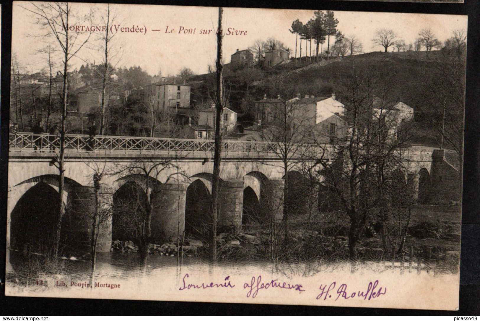 Vendée , Mortagne Sur Sèvre , Le Pont Sur La Sèvre - Mortagne Sur Sevre