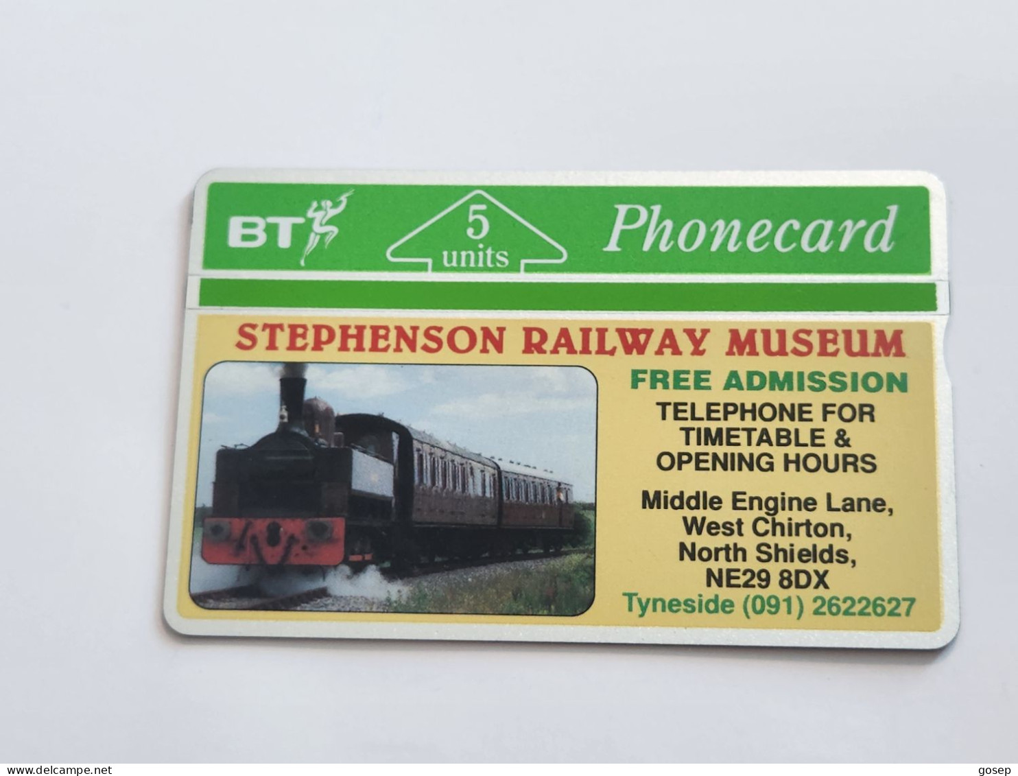 United Kingdom-(BTG-047)-Stephenson Railwal Museum-(74)(5units)(243C79777)(tirage-1.000)(price Cataloge-25.00£mint) - BT Emissions Générales