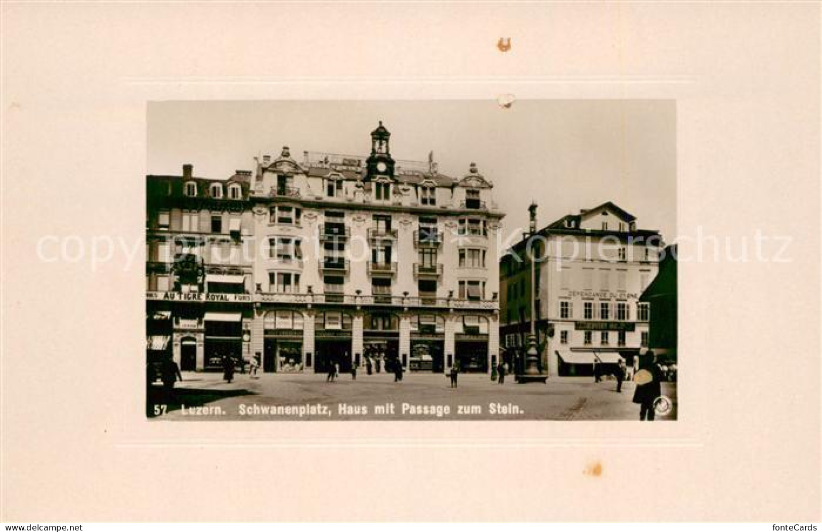 13710088 Luzern  LU Schwanenplatz Haus Mit Passage Zum Stein  - Sonstige & Ohne Zuordnung