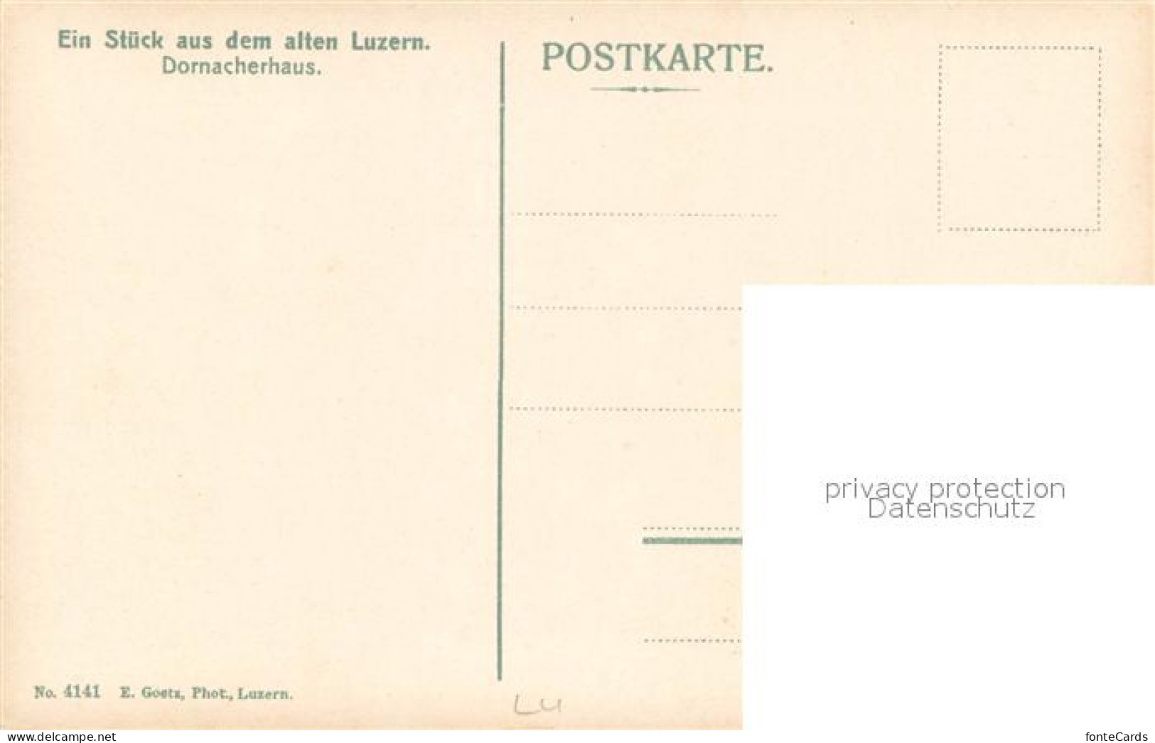 13710080 Luzern  LU Altstadt Dornacherhaus Historisches Gebaeude  - Sonstige & Ohne Zuordnung