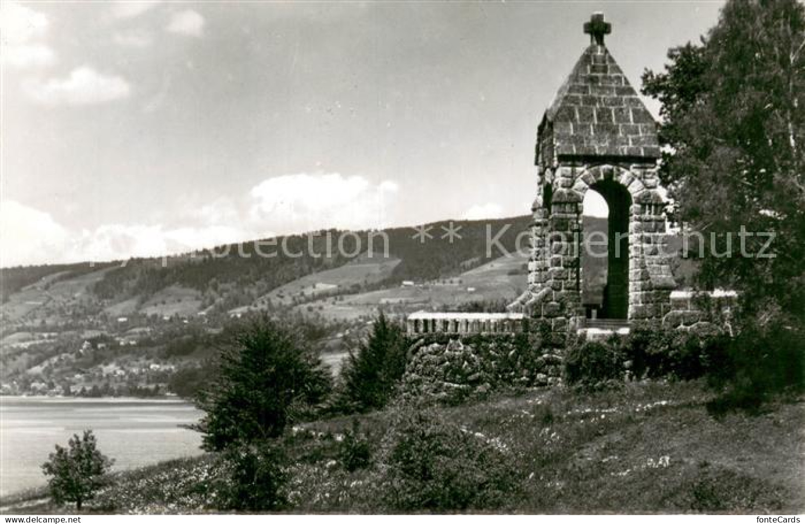 13710073 Morgarten ZG Denkmal Am Aegerisee  - Autres & Non Classés