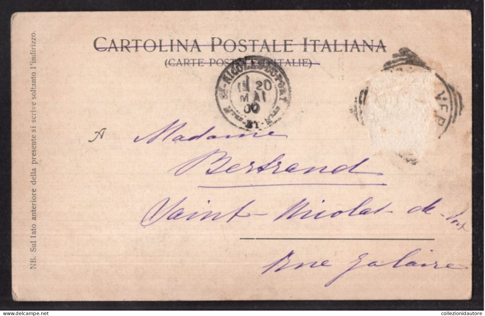 VERONA - CHIESA S. FERMO - ANIMATA - CARTOLINA FP SPEDITA NEL 1900 - Verona