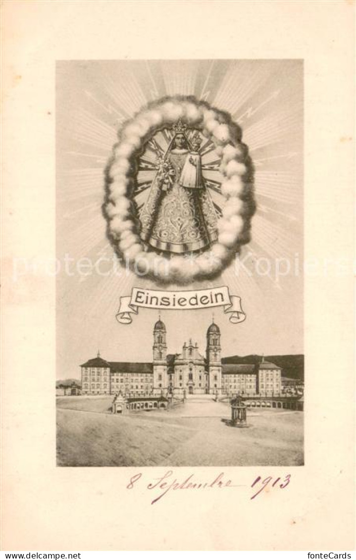 13709910 Einsiedeln SZ Kloster Heiligenbild Einsiedeln SZ - Sonstige & Ohne Zuordnung