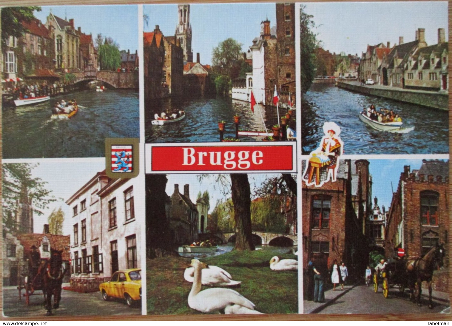 BELGIUM BELGIQUE BRUGGE WIND MILL CANAL BRIDGE POSTCARD CARTE POSTALE ANSICHTSKARTE CARTOLINA POSTKARTE CARD KARTE - Antwerpen