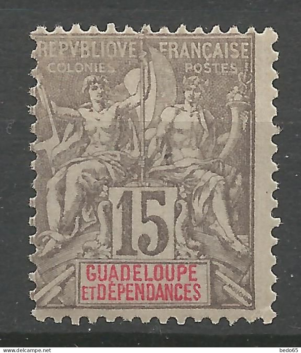 GUADELOUPE N° 42 NEUF** LUXE SANS CHARNIERE / Hingeless / MNH - Unused Stamps