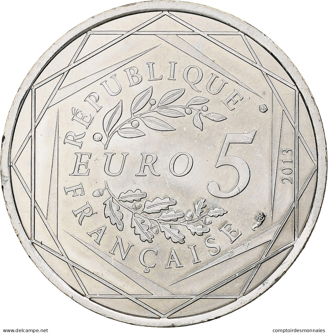 France, 5 Euro, Liberté, 2013, Monnaie De Paris, Argent, SPL - France
