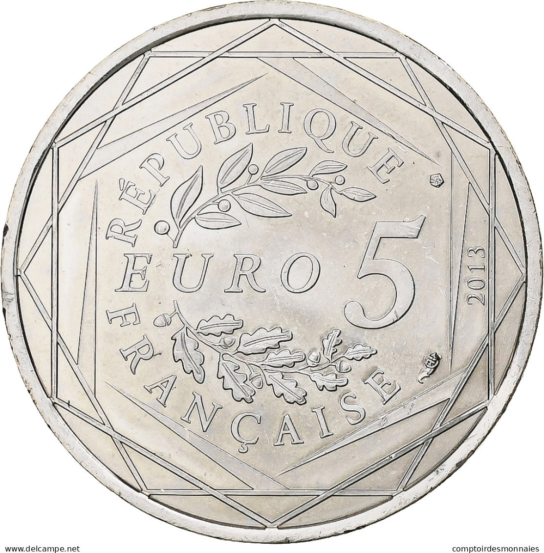 France, 5 Euro, Liberté, 2013, Monnaie De Paris, Argent, SPL - Francia