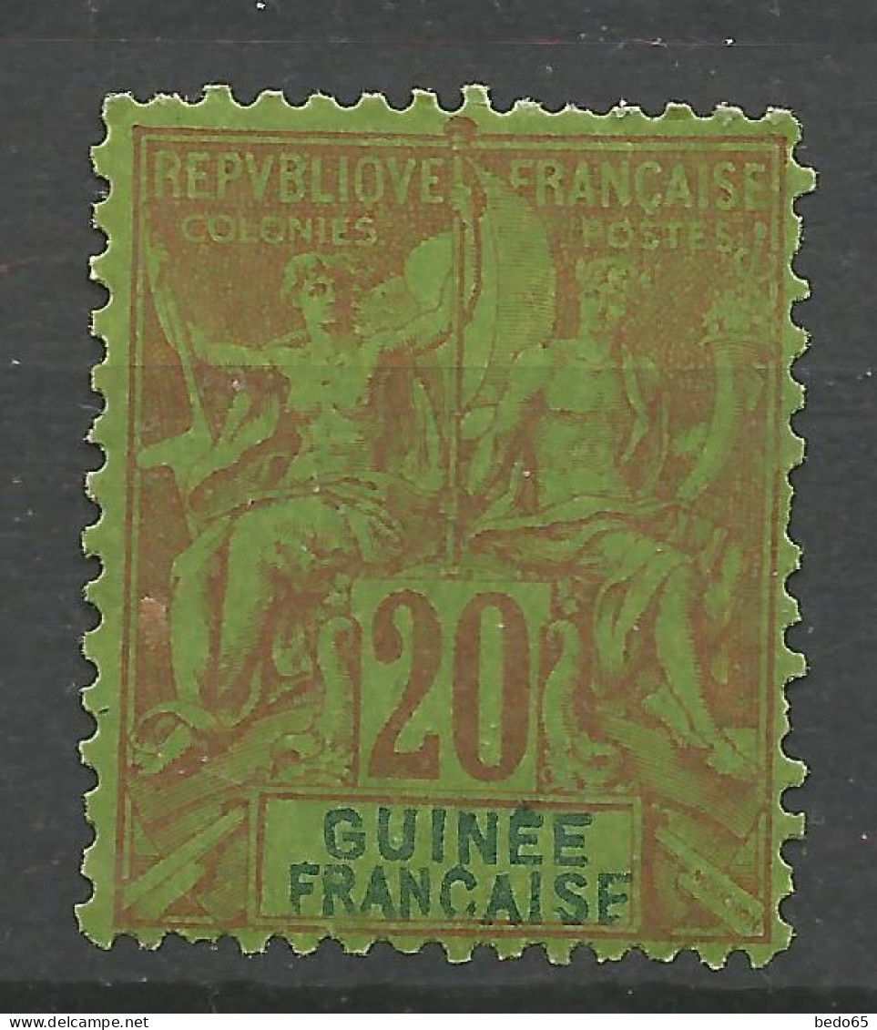 GUINEE N° 7 NEUF* TRACE DE CHARNIERE  / Hinge  / MH - Ungebraucht