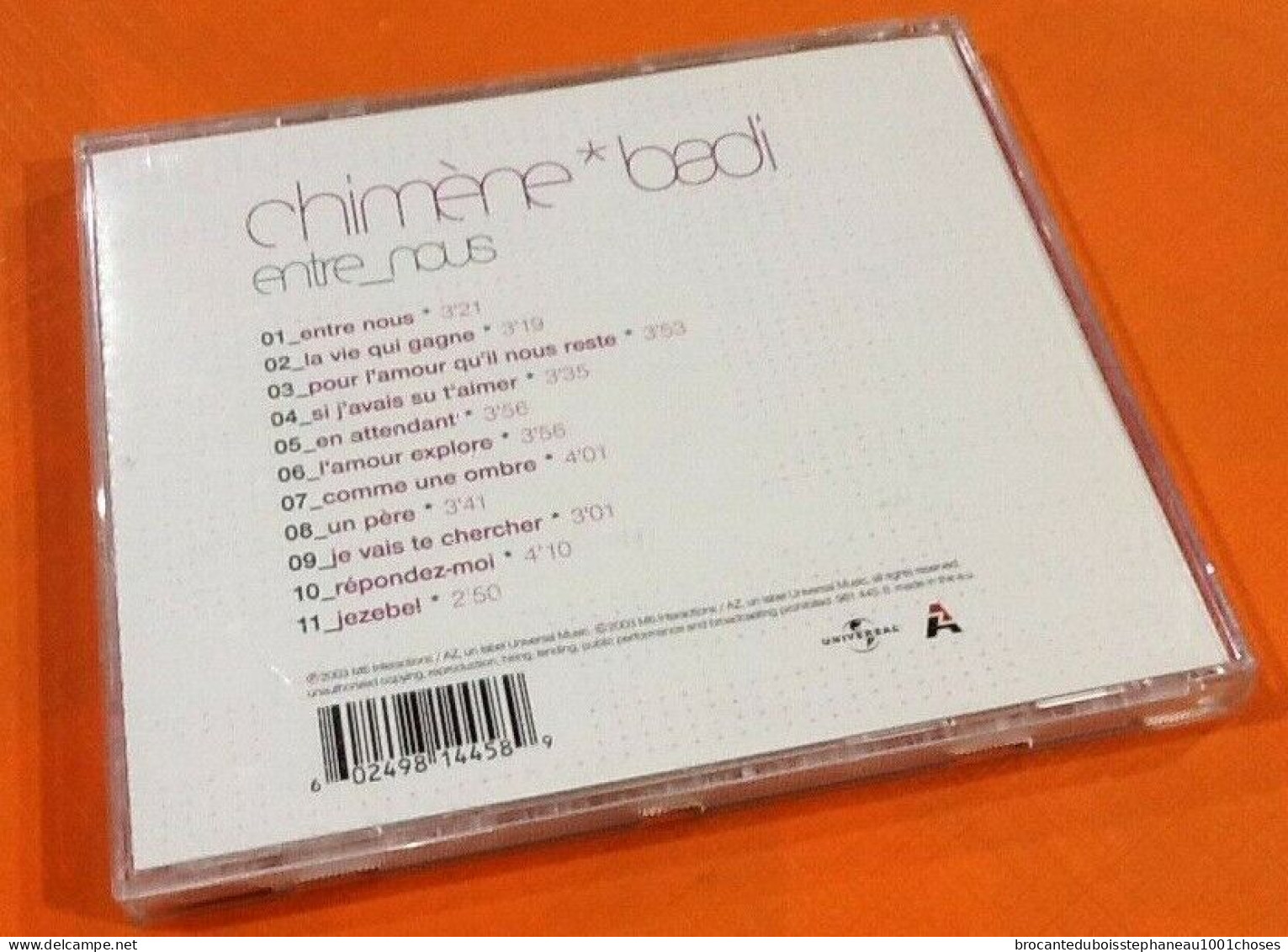 Album CD  Chimène Badi  Entre-nous - Altri - Francese