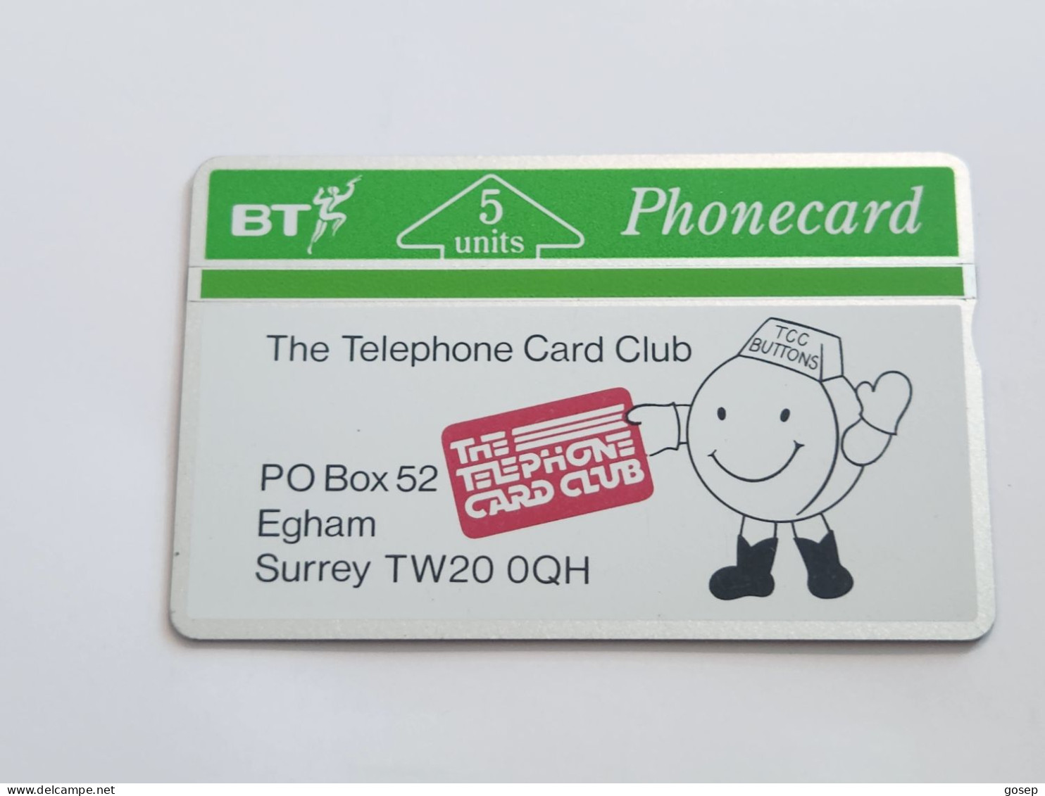 United Kingdom-(BTG-048)-Telephone Card Club(1)-(76)(5units)(243C81280)(tirage-500)(price Cataloge-50.00£mint) - BT Emissions Générales
