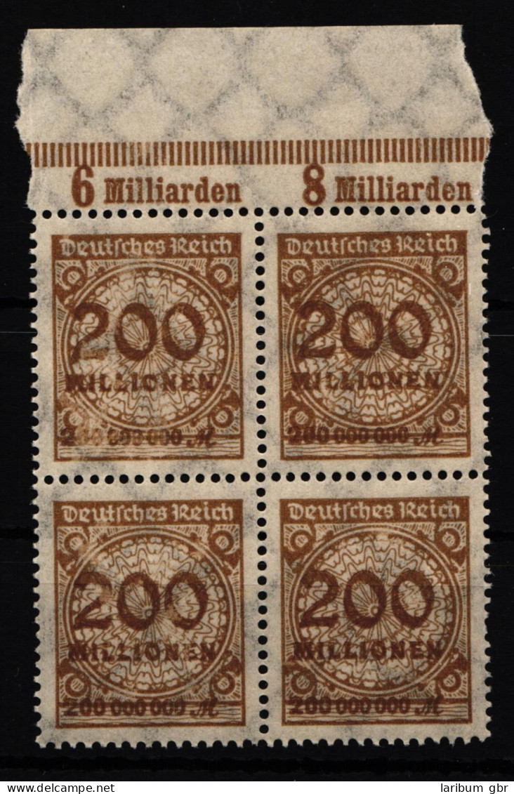 Deutsches Reich 323APa OR Postfrisch Platte B, 4er Block #HA822 - Autres & Non Classés