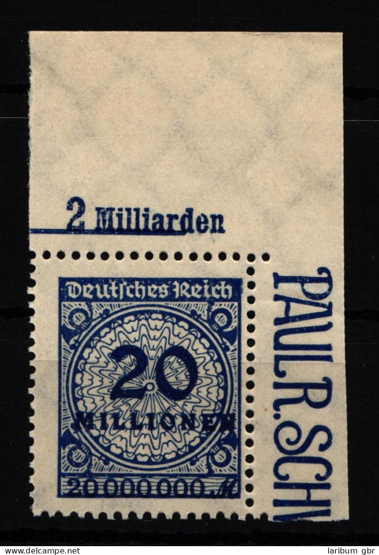 Deutsches Reich 319P OR Postfrisch Platte C, Feldmerkmale #HA803 - Autres & Non Classés