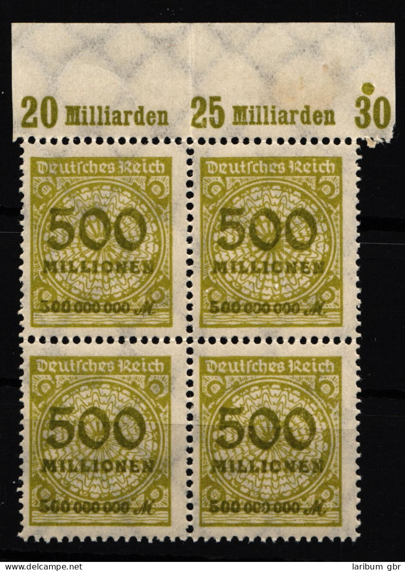 Deutsches Reich 324P OR Postfrisch PlatteA, 4er Block #HA834 - Other & Unclassified