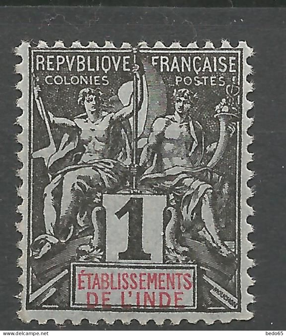 INDE  N° 1 Gom Coloniale NEUF** LUXE  SANS CHARNIERE / Hingeless  / MNH - Ongebruikt