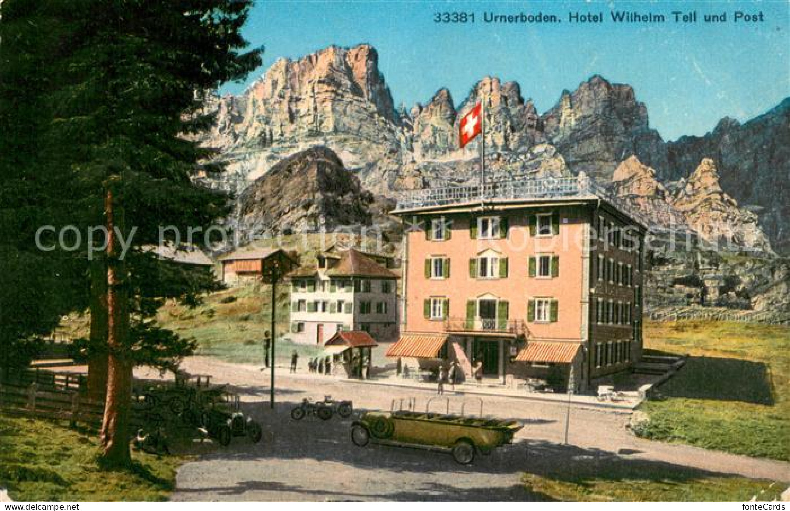 13709403 Urnerboden UR Hotel Wilhelm Tell Und Post  - Other & Unclassified