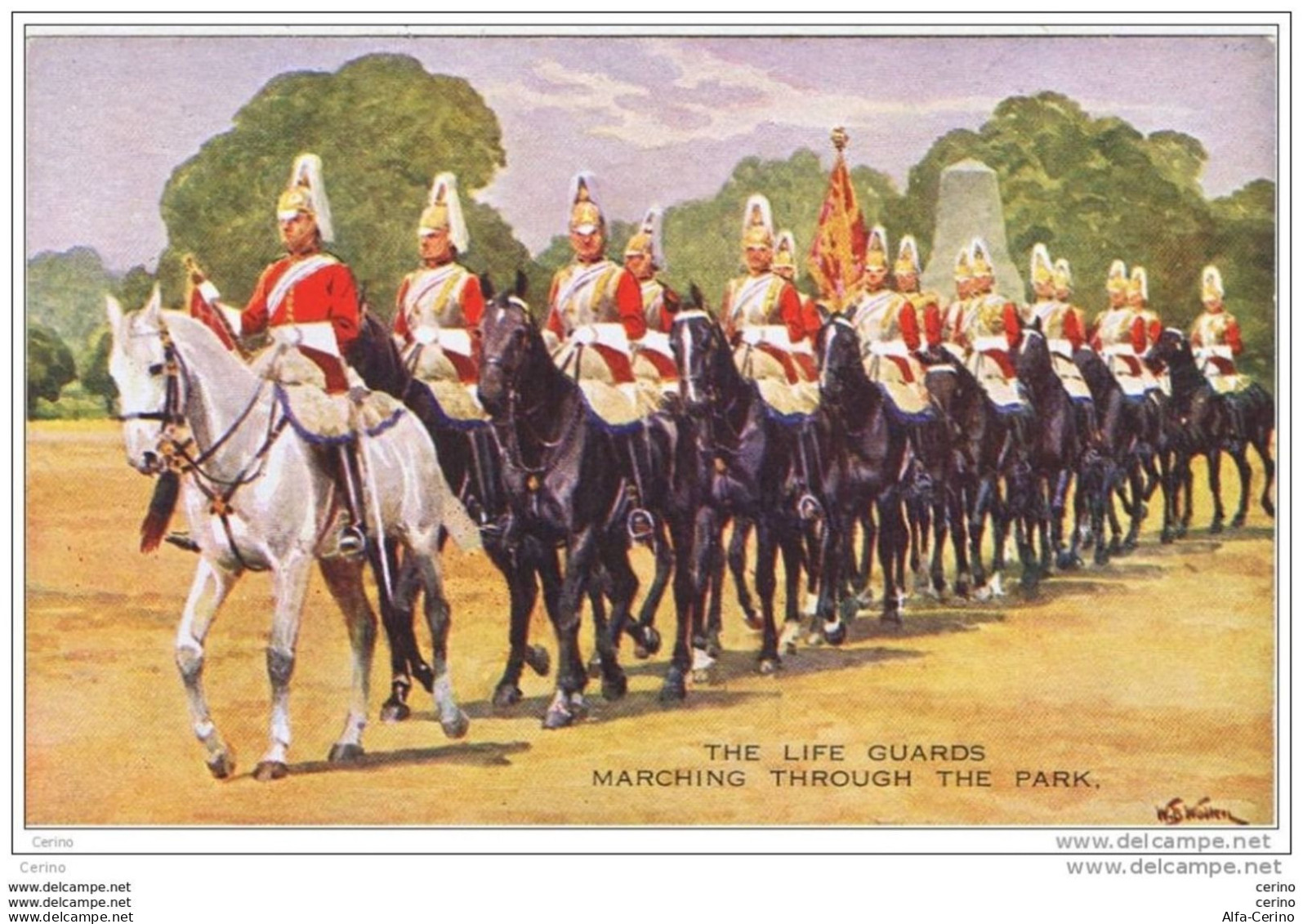 LONDON:  WHITEHALL  -  THE  CHANGING  OF  THE  GUARD  -  FP - Buckingham Palace