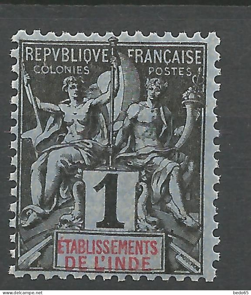 INDE  N° 1 NEUF** LUXE  SANS CHARNIERE / Hingeless  / MNH - Ongebruikt