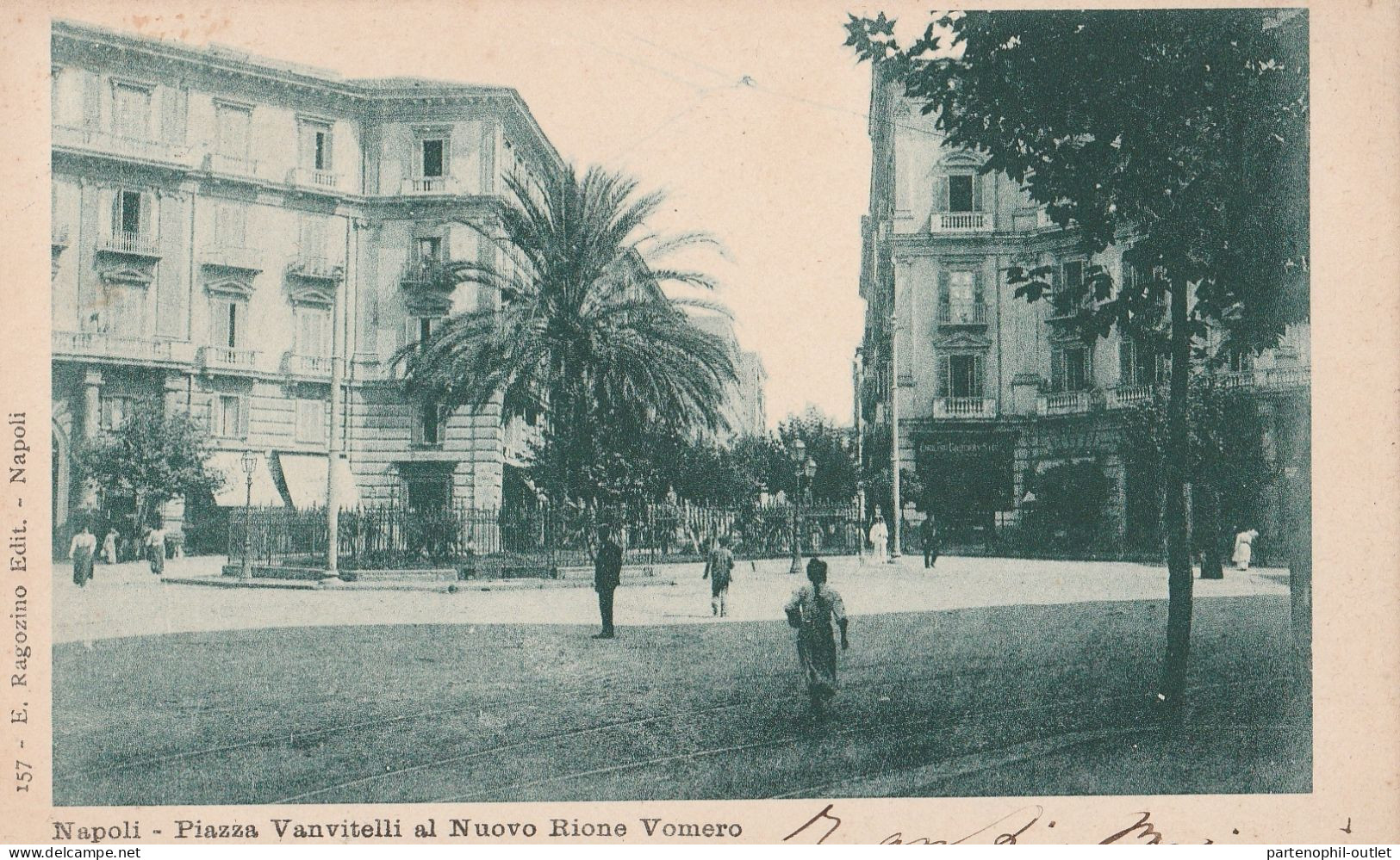 Cartolina - Postcard /   Viaggiata /  Napoli - Piazza Vanvitelli. - Napoli