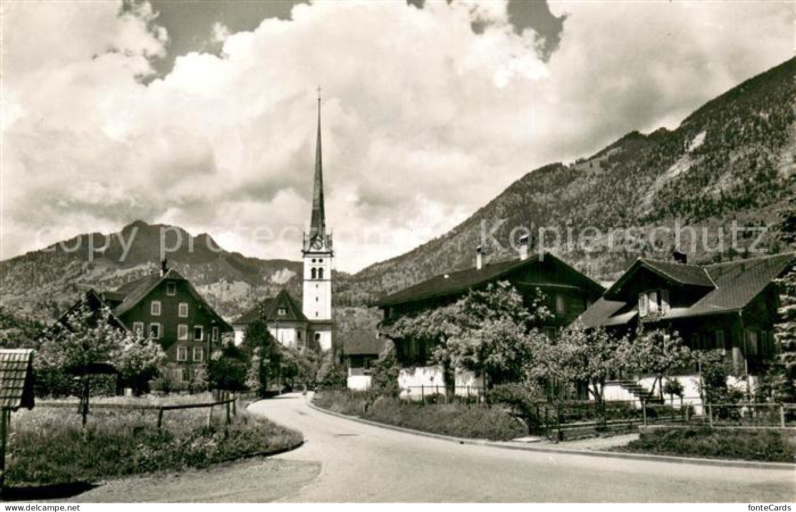 13709348 Alpnach Dorf Bahnhofstrasse Kirche Alpnach Dorf - Other & Unclassified