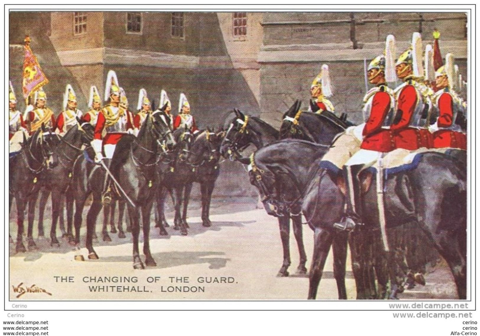 LONDON:  WHITEHALL  -  THE  CHANGING  OF  THE  GUARD  -  FP - Buckingham Palace