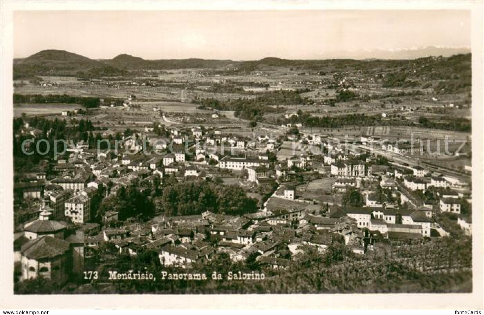 13709311 Mendrisio TI Panorama Da Salorino  - Sonstige & Ohne Zuordnung