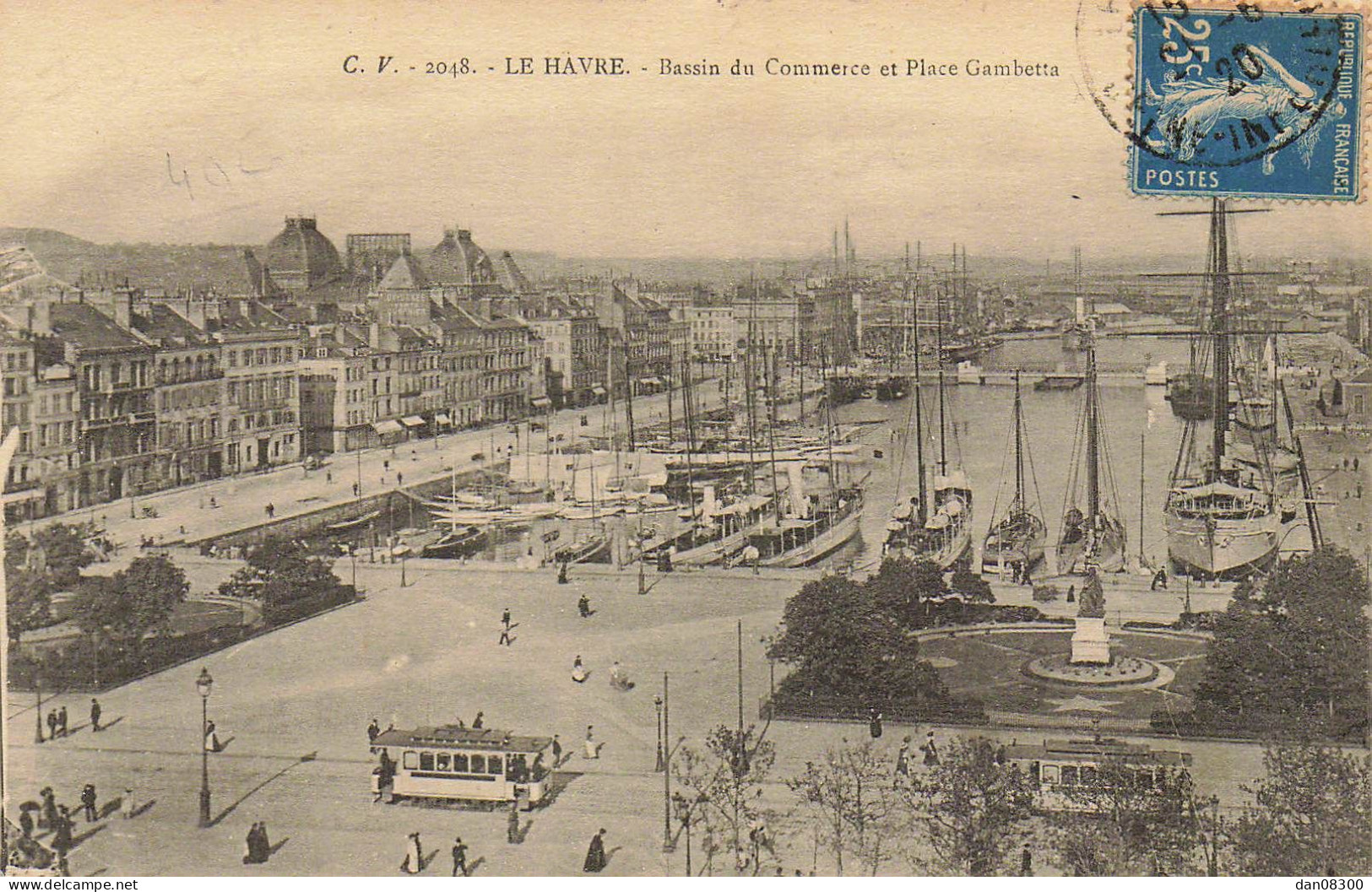 76 LE HAVRE BASSIN DU COMMERCE ET PLACE GAMBETTA - Harbour