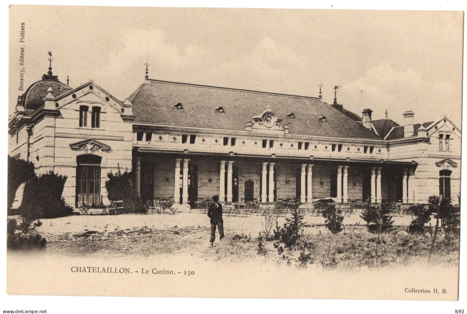 CPA 17 - CHATELAILLON (Charente Maritime) - 130. Le Casino - Dos Simple - H.B. - Châtelaillon-Plage