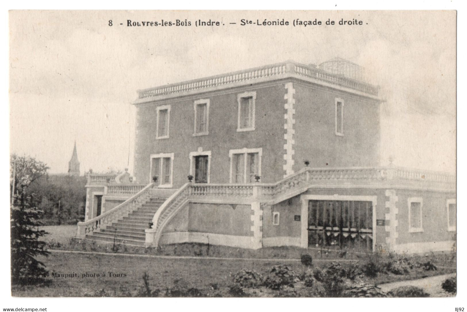 CPA 36 - ROUVRES LES BOIS (Indre) - 8. Sainte-Léonide (façade De Droite) - Autres & Non Classés