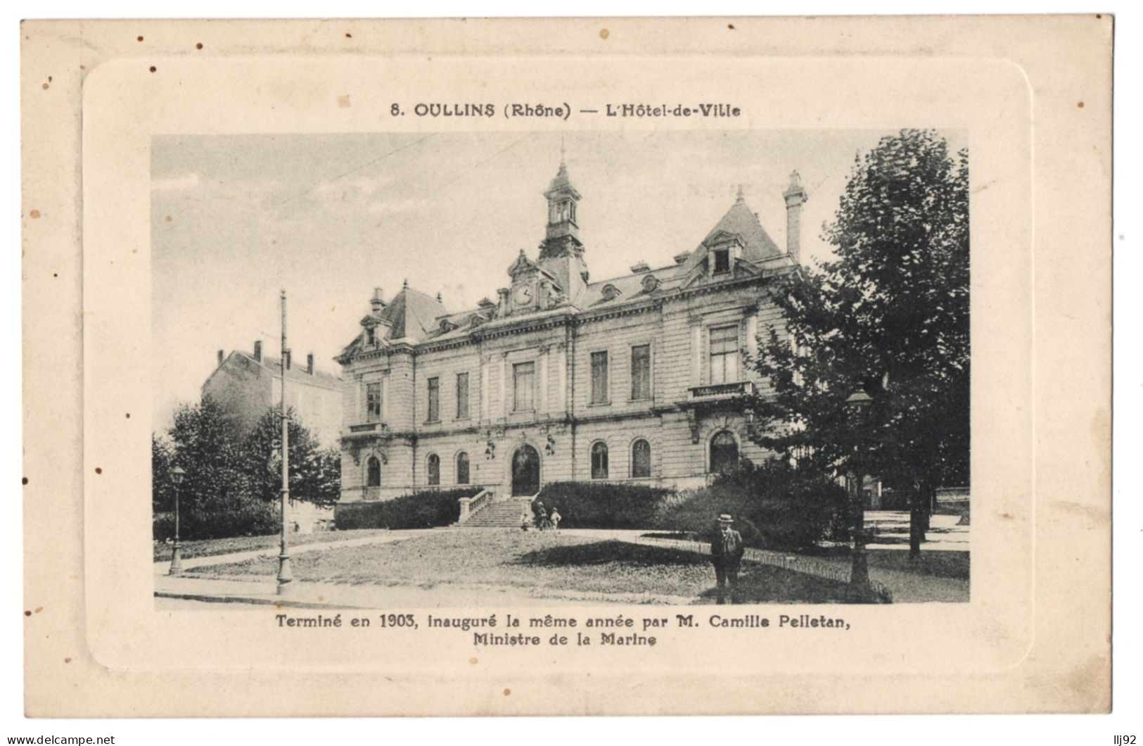 CPA 69 - OULLINS (Rhône) - 8. L'Hôtel De Ville - Oullins