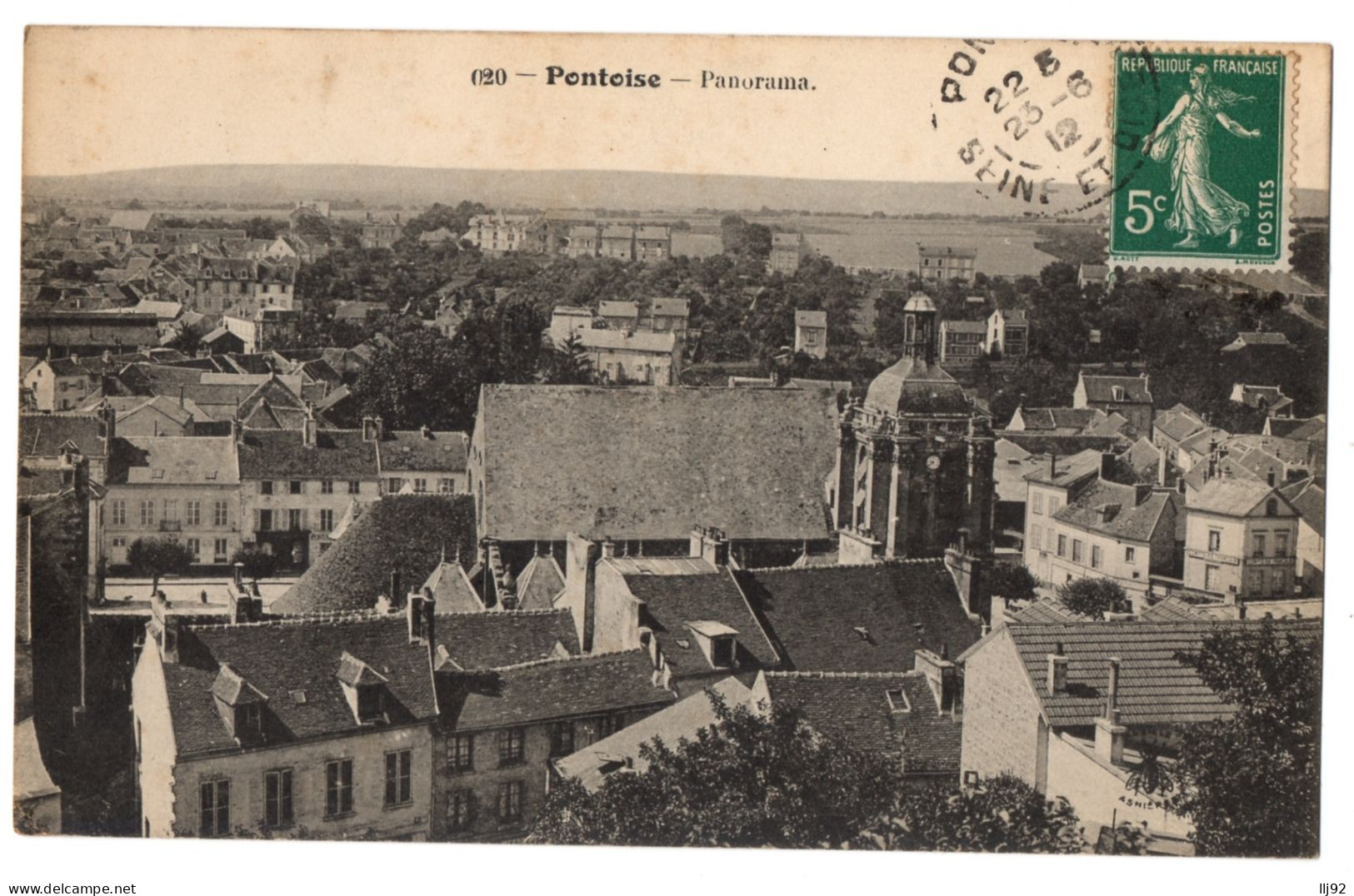 CPA 95 - PONTOISE (Val D'Oise) - 020. Panorama - Ed. Abeille - Pontoise