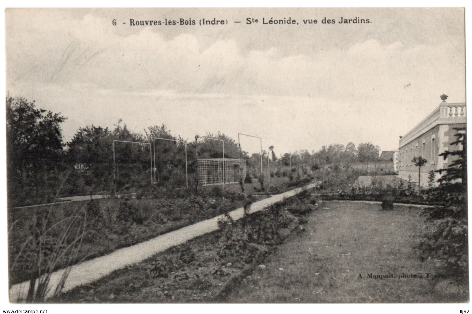 CPA 36 - ROUVRES LES BOIS (Indre) - 6. Sainte-Léonide, Vue Des Jardins - Autres & Non Classés