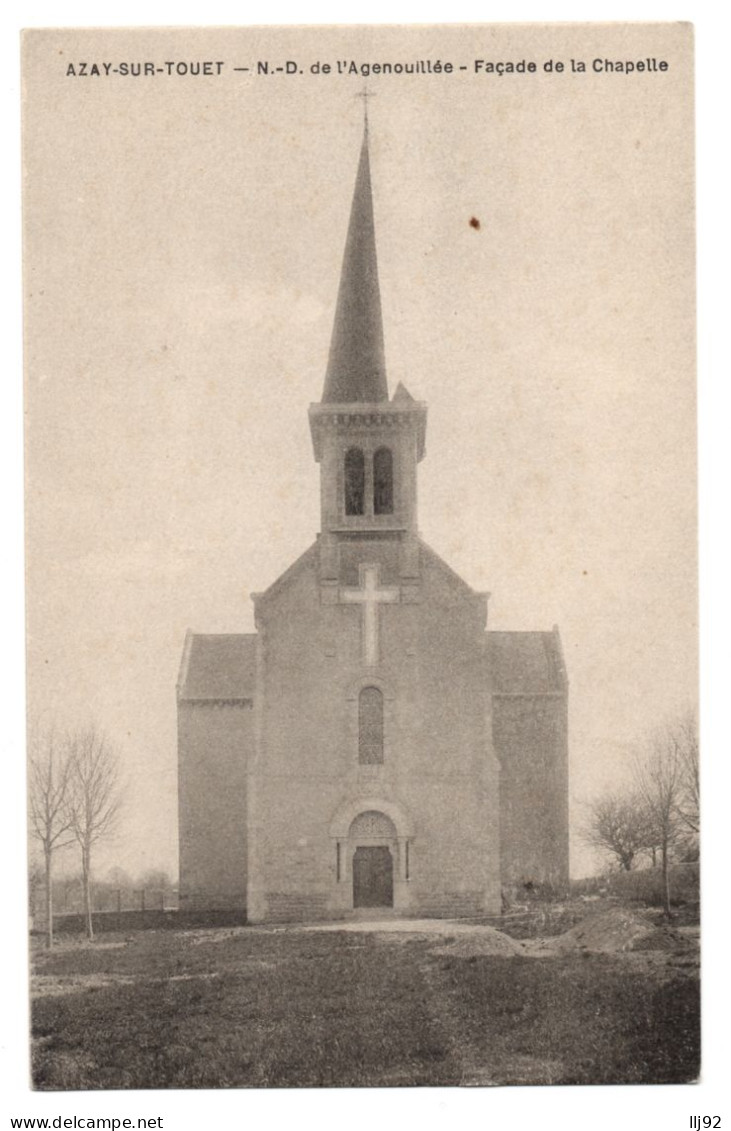 CPA 79 - AZAY SUR THOUET (Deux-Sèvres) - N.-D. De L'Agenouillée - Façade De La Chapelle - Other & Unclassified