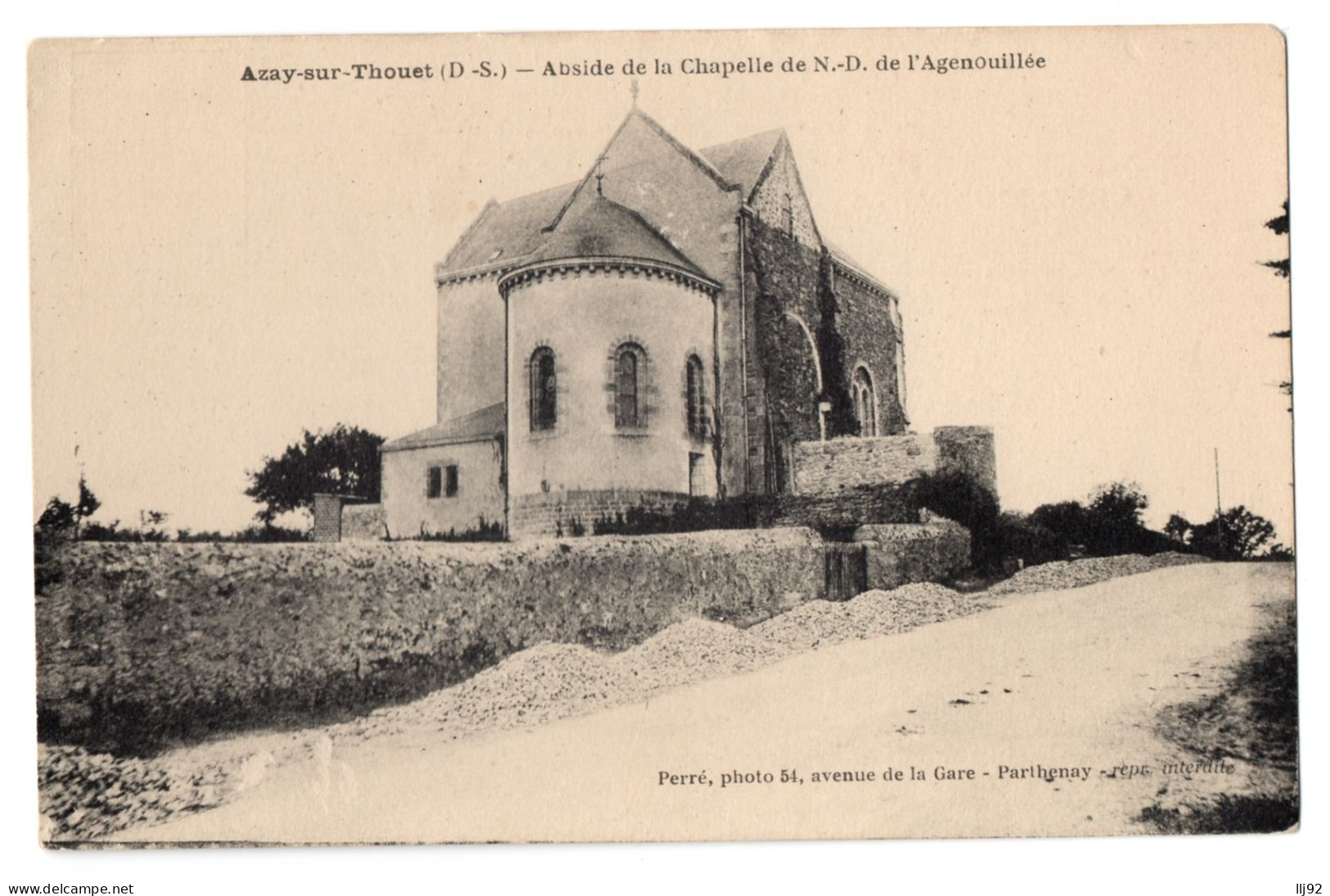 CPA 79 - AZAY SUR THOUET (Deux-Sèvres) - Abside De La Chapelle De N.-D. De L'Agenouillée - Other & Unclassified